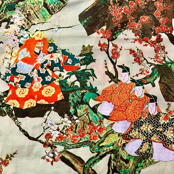 Vintage Floral Print Button-Up Shirt - Picture 6 of 8